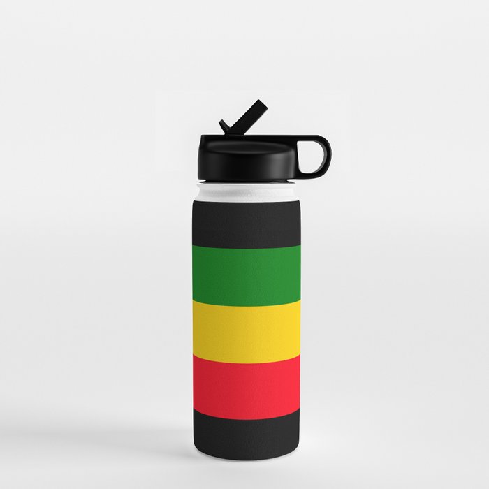 Rastafarian Colors Water Bottle Gallery Image 1