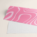 Pink Abstract Swirl Pattern Wrapping Paper Gallery Image 2