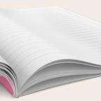 Pink Abstract Swirl Pattern Notebook Gallery Image 2