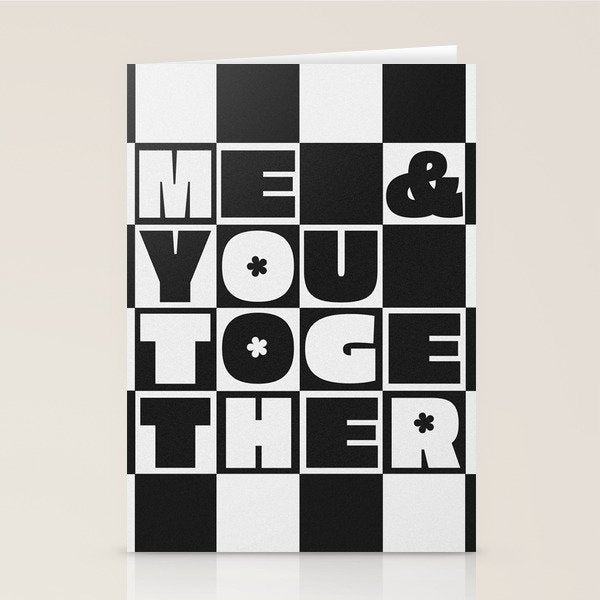 Me & You Together Stationery Card Gallery Image 1