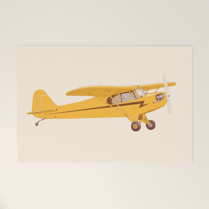 Little Yellow Plane Welcome Mat Gallery Image 1