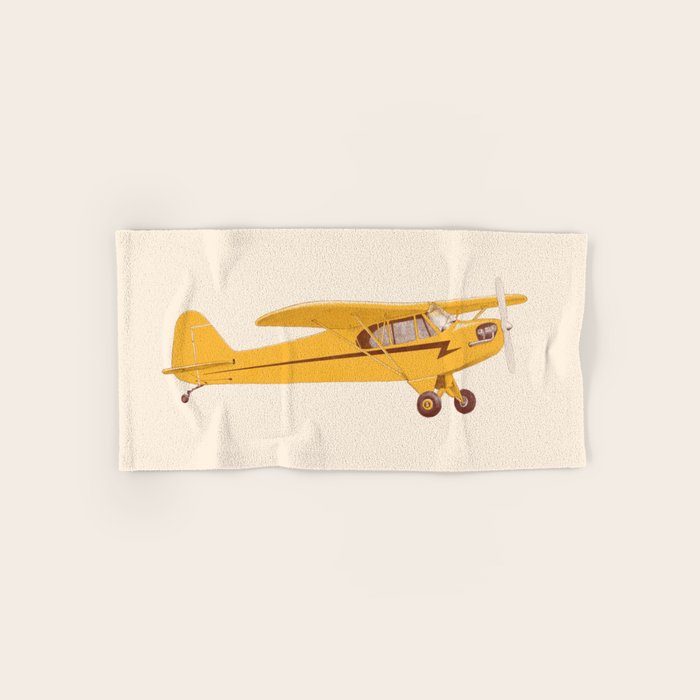 Little Yellow Plane Bath Towel Gallery Image 1