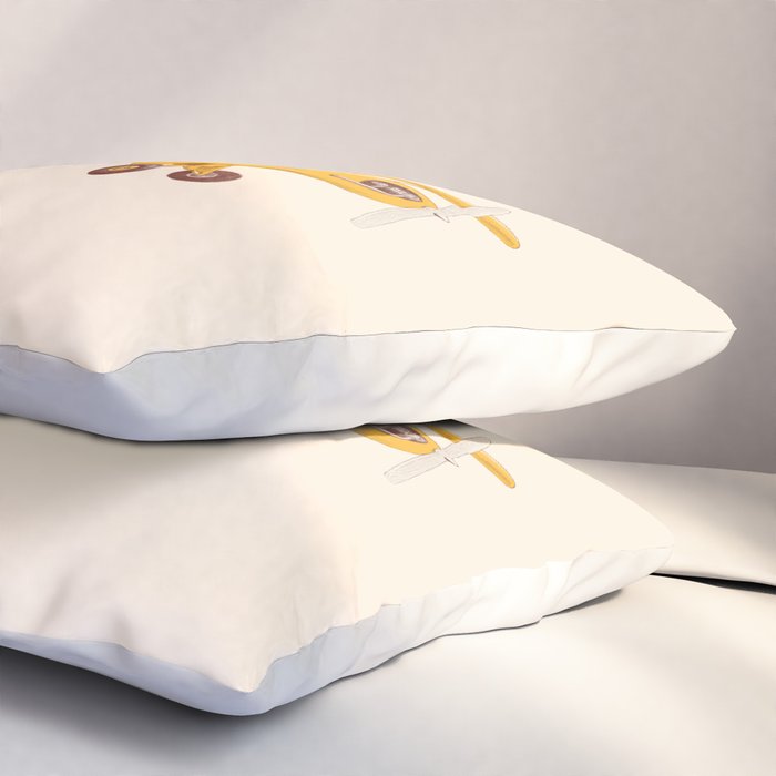 Little Yellow Plane Pillow Sham Gallery Image 3