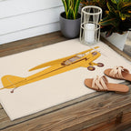 Little Yellow Plane Outdoor Rug Gallery Image 2