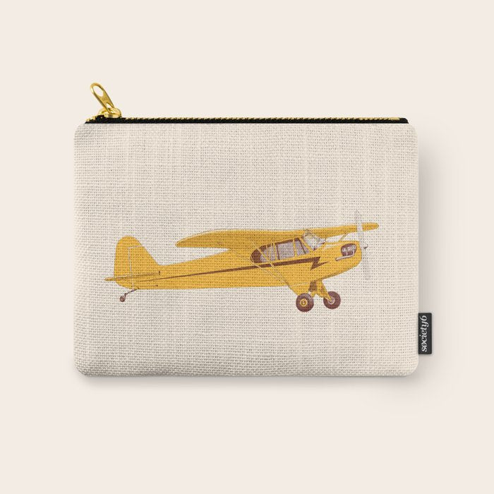 Little Yellow Plane Carry All Pouch Gallery Image 1