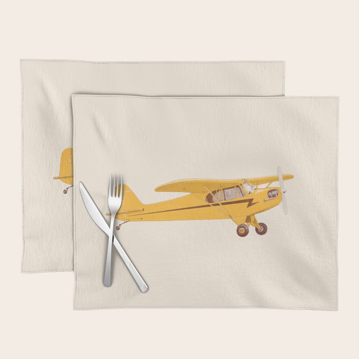 Little Yellow Plane Placemat Gallery Image 1