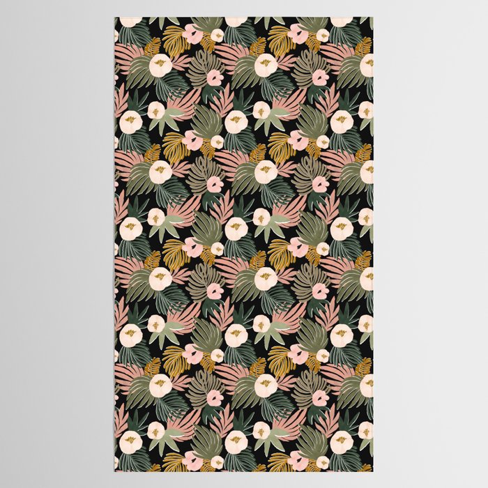 Floral garden tropical 7F Tablecloth Gallery Image 2