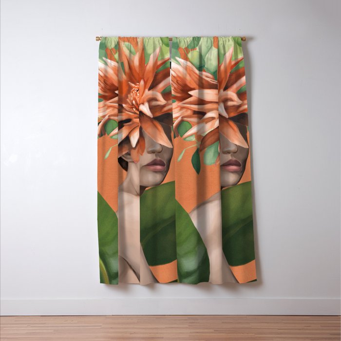 Veiled by Bloom 1 Window Curtain Gallery Image 3