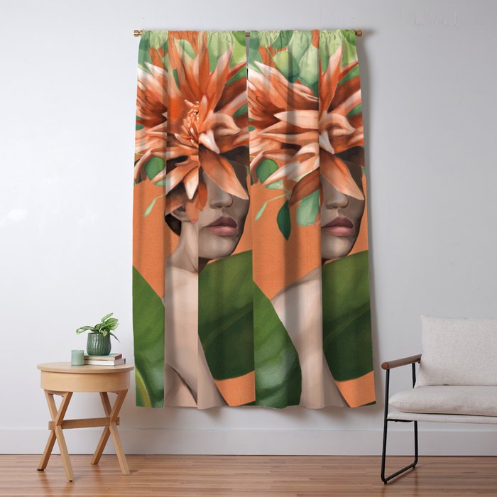 Veiled by Bloom 1 Window Curtain Gallery Image 1