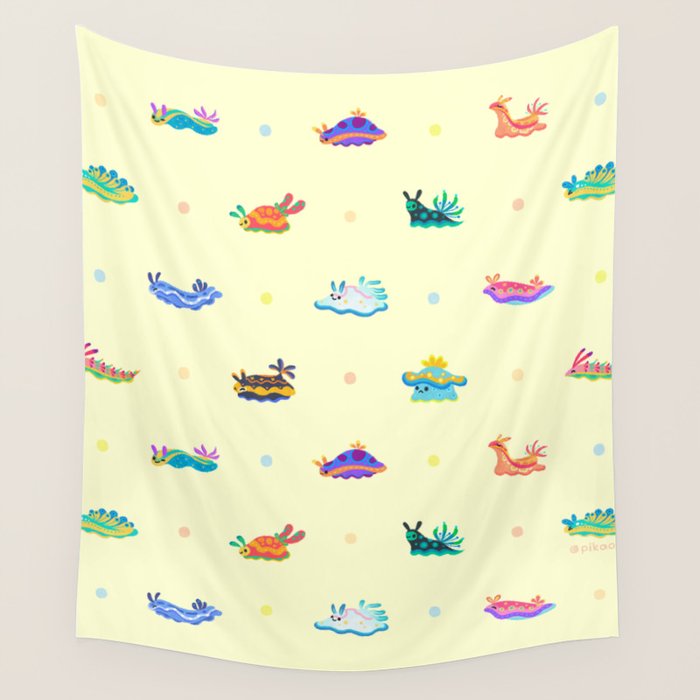 Sea slug Wall Tapestry Gallery Image 1