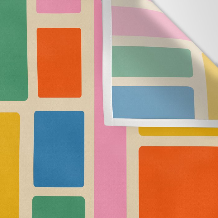 Modulus Colorful Retro Geometric Pattern Wall Tapestry Gallery Image 3