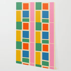 Modulus Colorful Retro Geometric Pattern Wallpaper Gallery Image 2