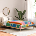 Modulus Colorful Retro Geometric Pattern Comforter Gallery Image 2