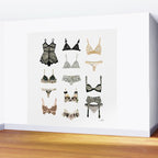 Lingerie Collage Wall Mural Gallery Image 2