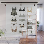 Lingerie Collage Wall Mural Gallery Image 1