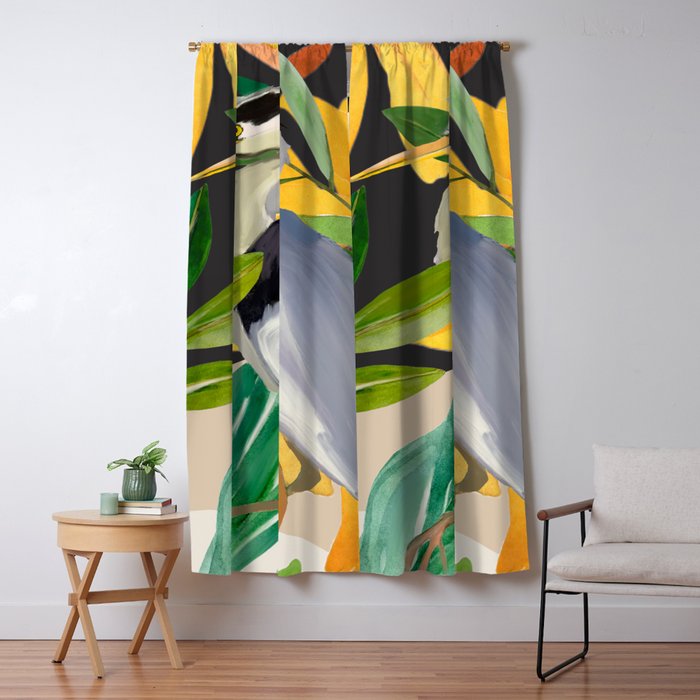 Bird 6 Window Curtain Gallery Image 1