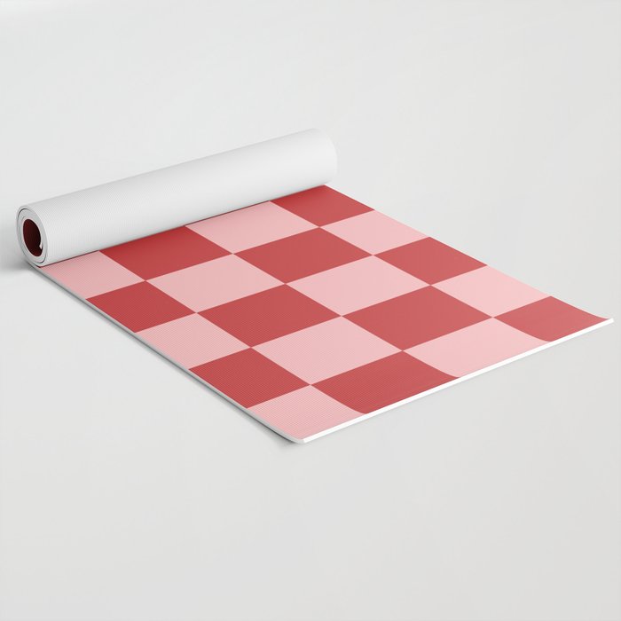Checkered (Strawberry) Yoga Mat Gallery Image 2