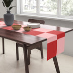Checkered (Strawberry) Table Runner Gallery Image 2