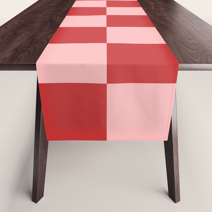 Checkered (Strawberry) Table Runner Gallery Image 1