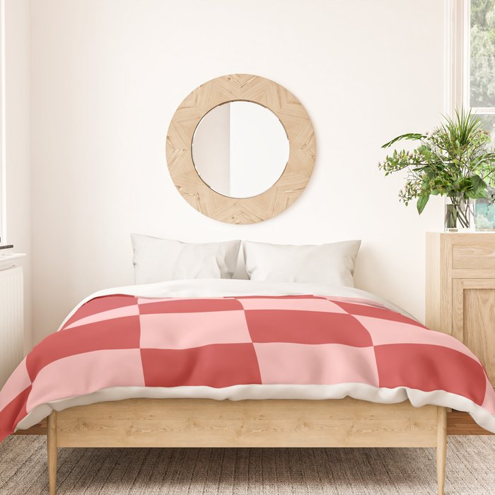 Checkered (Strawberry) Duvet Cover Gallery Image 3