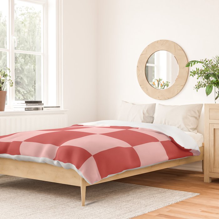 Checkered (Strawberry) Duvet Cover Gallery Image 2