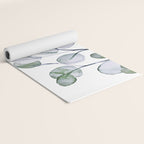 Eucalyptus Green Watercolor Yoga Mat Gallery Image 2