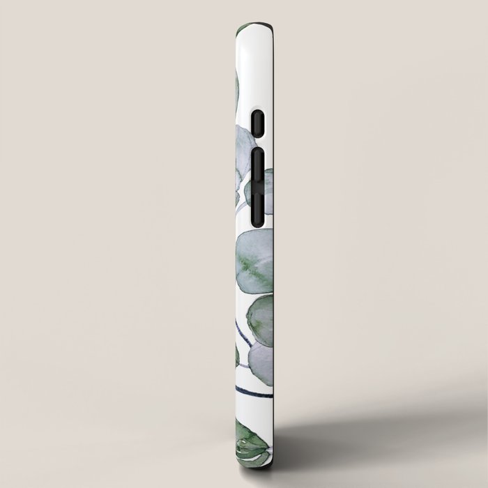 Eucalyptus Green Watercolor iPhone Case Gallery Image 2