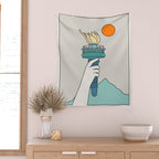 Cat Landscape 22 Wall Tapestry Gallery Image 2