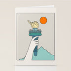 Cat Landscape 22 Stationery Card Gallery Image 2