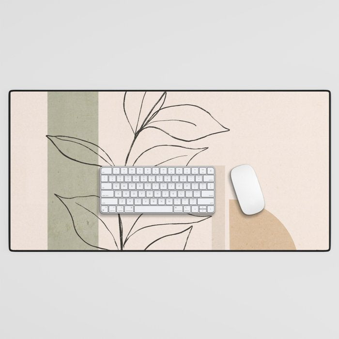 Abstract Minimal -Plant 11 Desk Mat Gallery Image 1