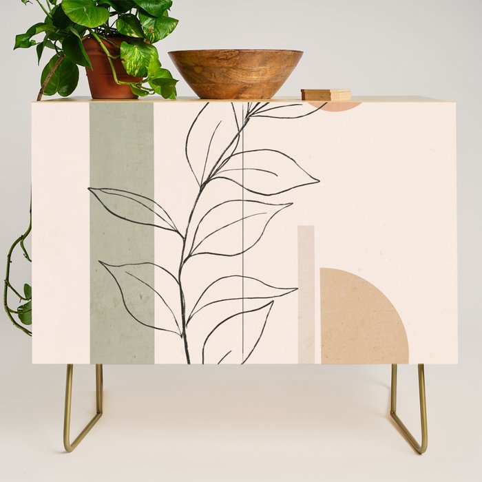 Abstract Minimal -Plant 11 Credenza Gallery Image 1