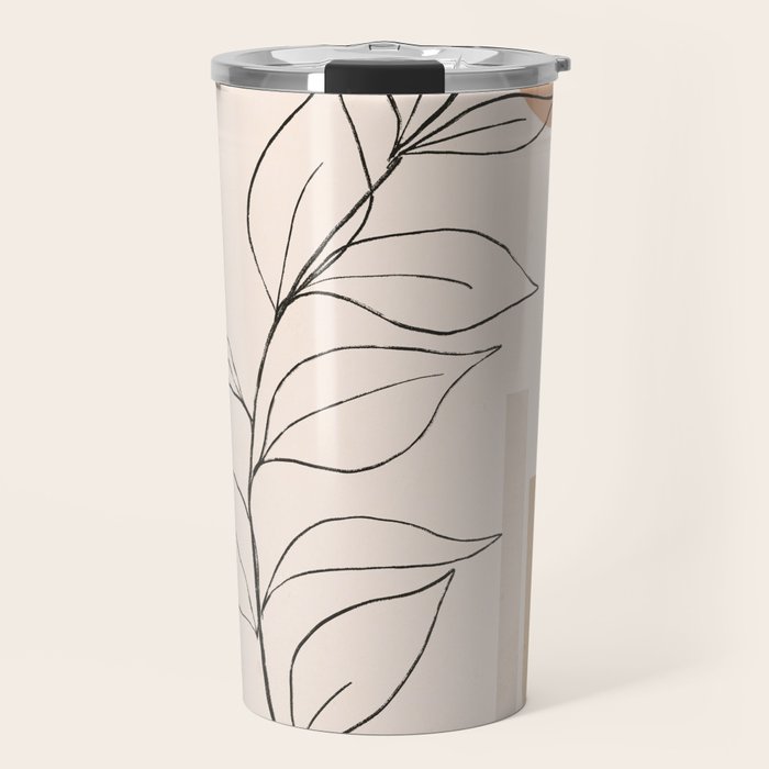 Abstract Minimal -Plant 11 Travel Mug Gallery Image 1