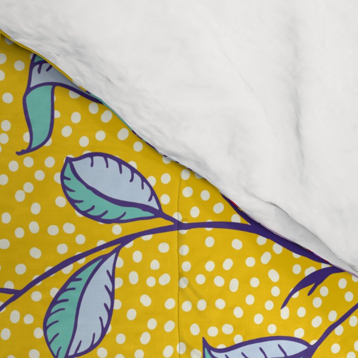 Vibrant Vintage Blooms Comforter Gallery Image 4
