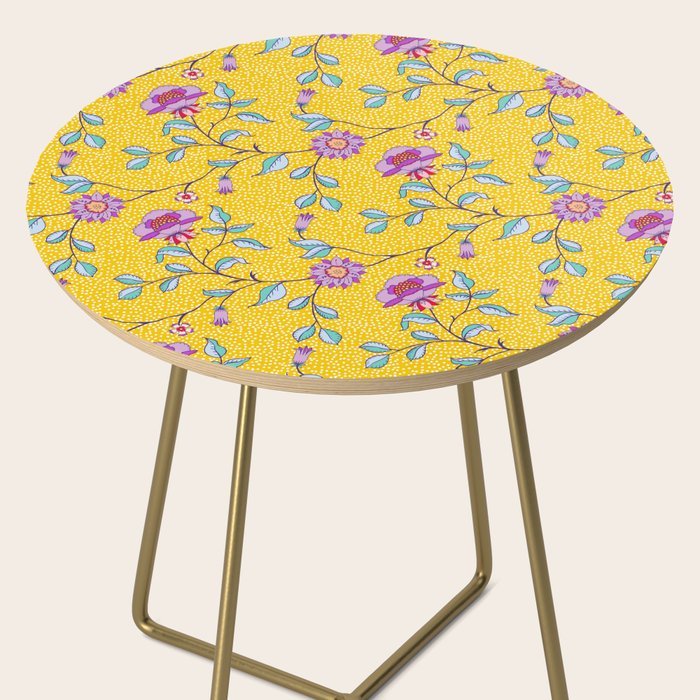Vibrant Vintage Blooms Side Table Gallery Image 2