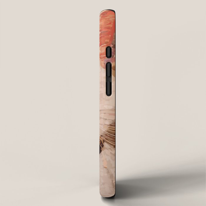 Gustav Klimt Style White Cat with Black and Gold Collar iPhone Case Gallery Image 2