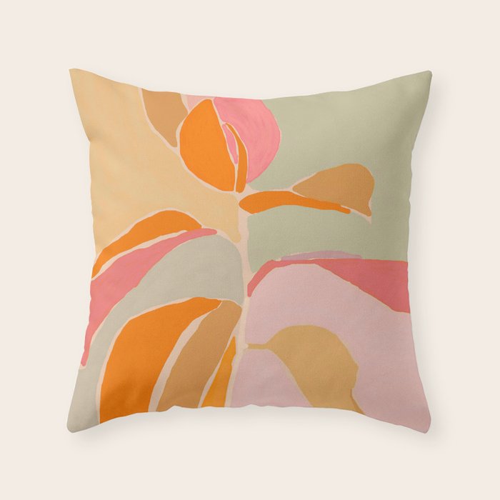 Spring Flora Throw Pillow Gallery Image 1