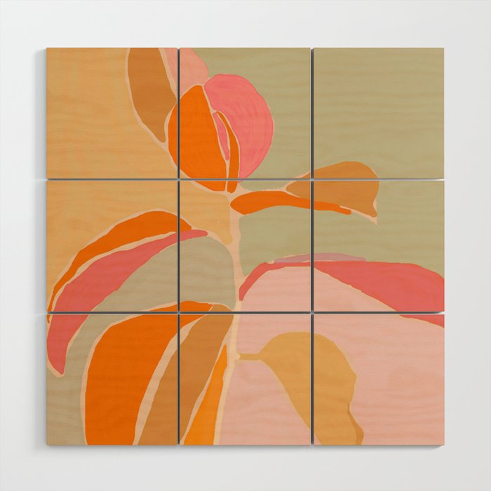 Spring Flora Wood Wall Art Gallery Image 1