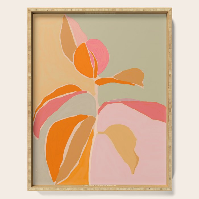 Spring Flora Serving Tray Gallery Image 1