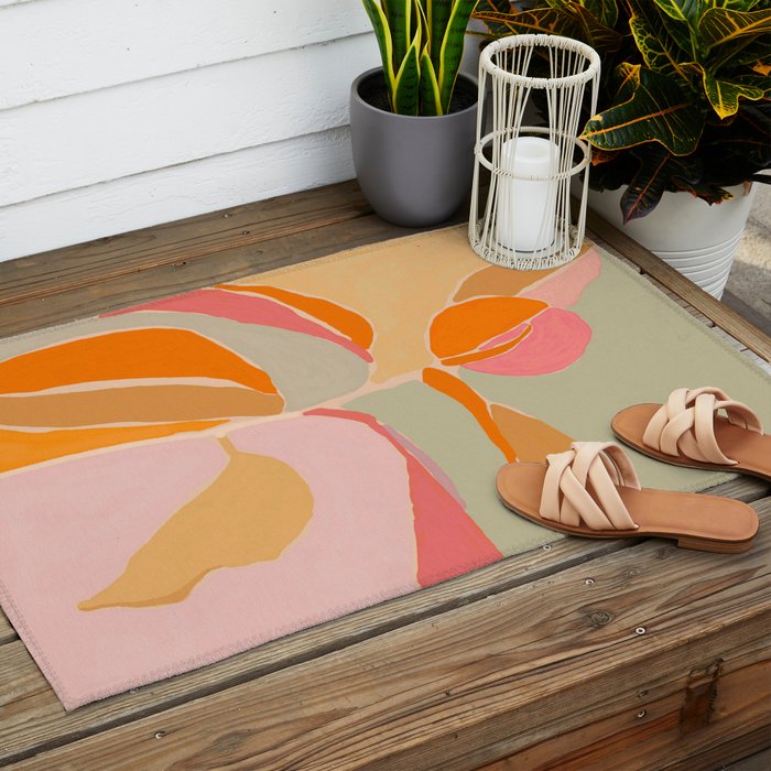 Spring Flora Outdoor Rug Gallery Image 2