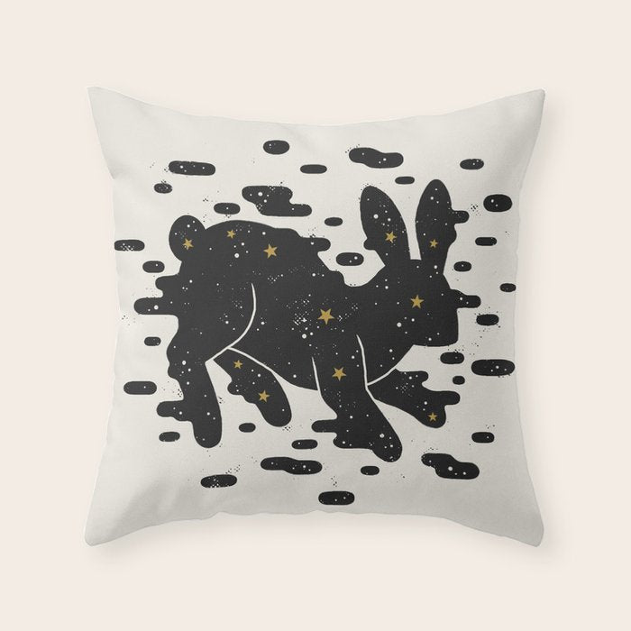 Lepus Consetellation Throw Pillow Gallery Image 6