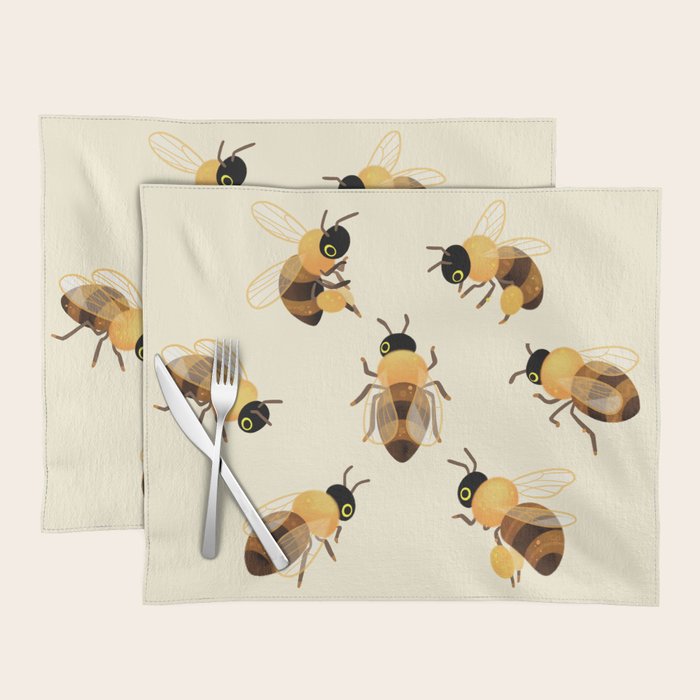 Honey bees Placemat Gallery Image 1