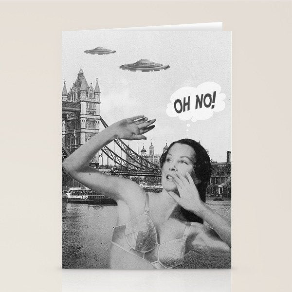 Oh no! London ca. 1950 Stationery Card Gallery Image 1