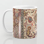 Safavid Silk Metal-Thread Persian Rug Print Coffee Mug Gallery Image 3