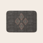 Kilim in Black and Pink Bath Mat Gallery Image 1