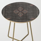 Kilim in Black and Pink Side Table Gallery Image 2