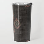 Kilim in Black and Pink Travel Mug Gallery Image 2