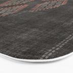 Kilim in Black and Pink Bath Mat Gallery Image 3