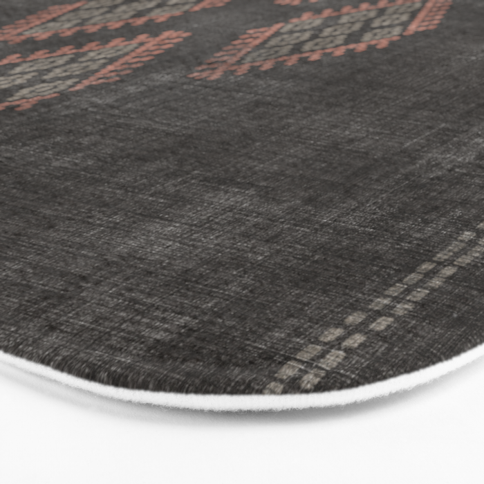 Kilim in Black and Pink Bath Mat Gallery Image 3