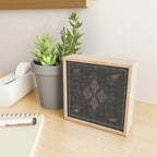 Kilim in Black and Pink Mini Art Print Gallery Image 2