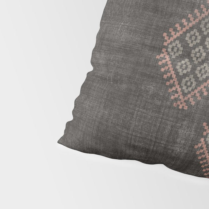 Kilim in Black and Pink Pillow Sham Gallery Image 4